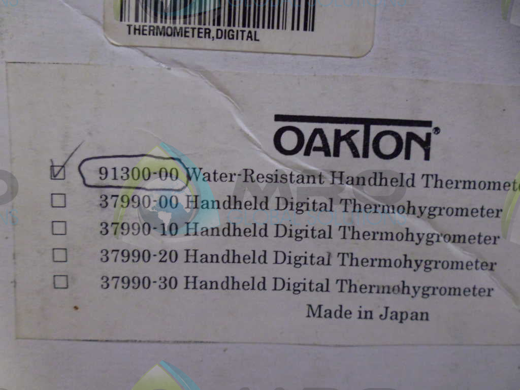 OAKTON 91300-00 THERMOMETER *NEW IN BOX*