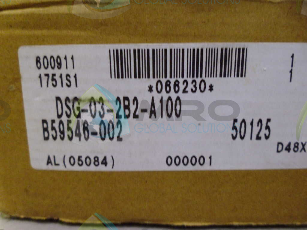 YUKEN DSG-03-2B2-A100-50125 VALVE *NEW IN BOX*