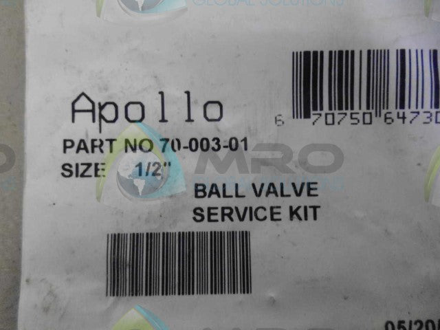 APOLLO 70-003-01 BALL VALVE SERVICE KIT *NEW IN ORIGINAL PACKAGE*