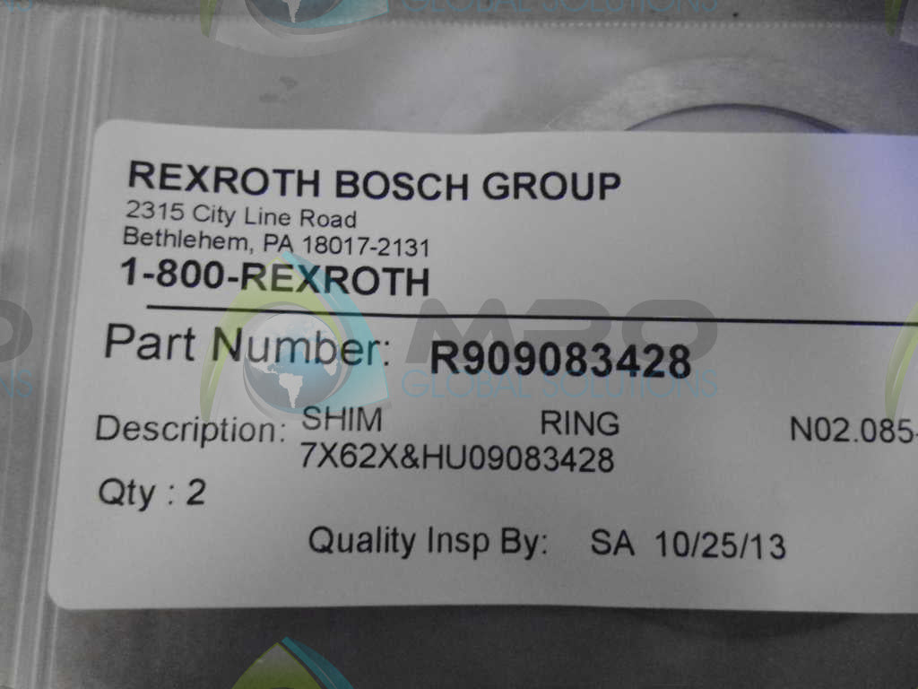 REXROTH R909083428 RING *NEW IN ORIGINAL PACKAGE*