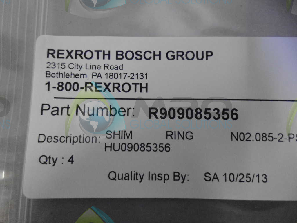 REXROTH R909085356 RING *NEW IN ORIGINAL PACKAGE*