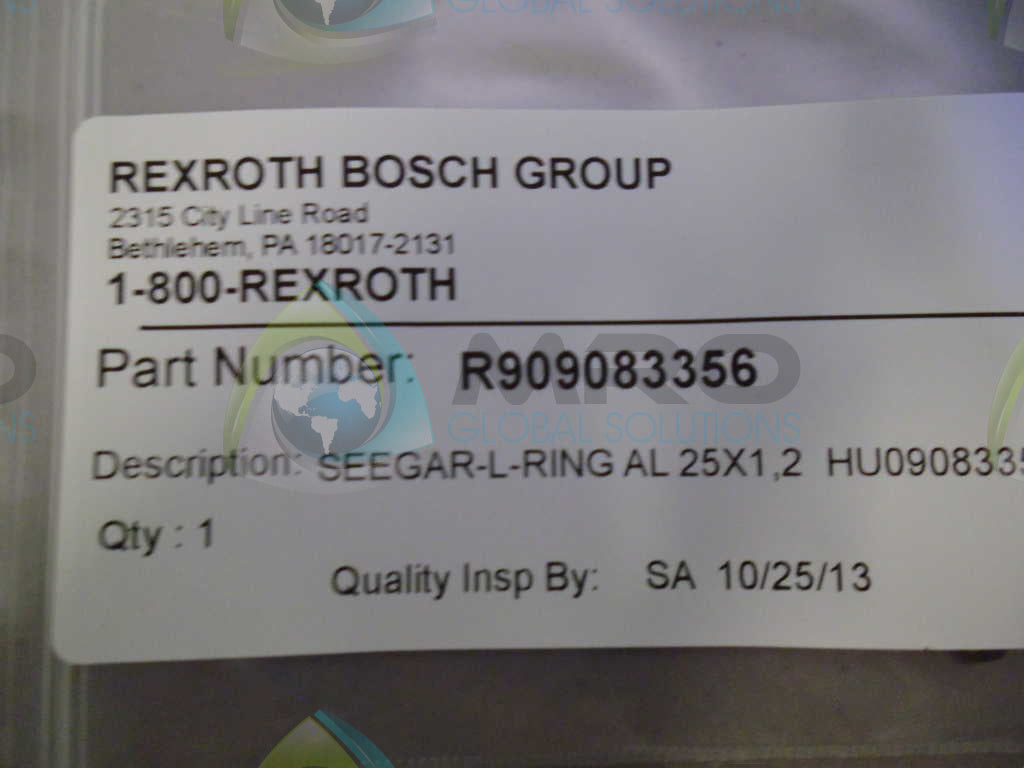 REXROTH R909083356 RING *NEW IN ORIGINAL PACKAGE*