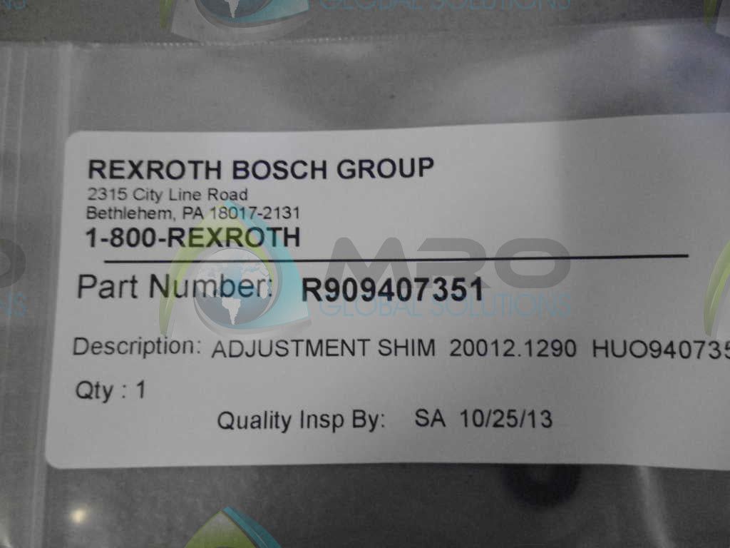 REXROTH R909407351 *NEW IN ORIGINAL PACKAGE*