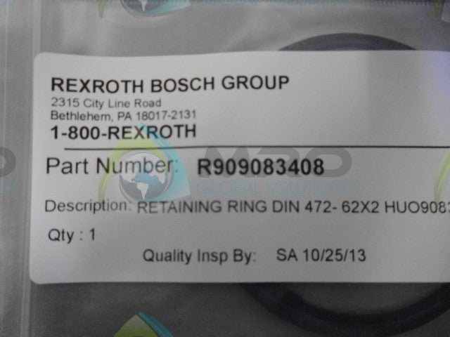 REXROTH R909083408 RING *NEW IN ORIGINAL PACKAGE*