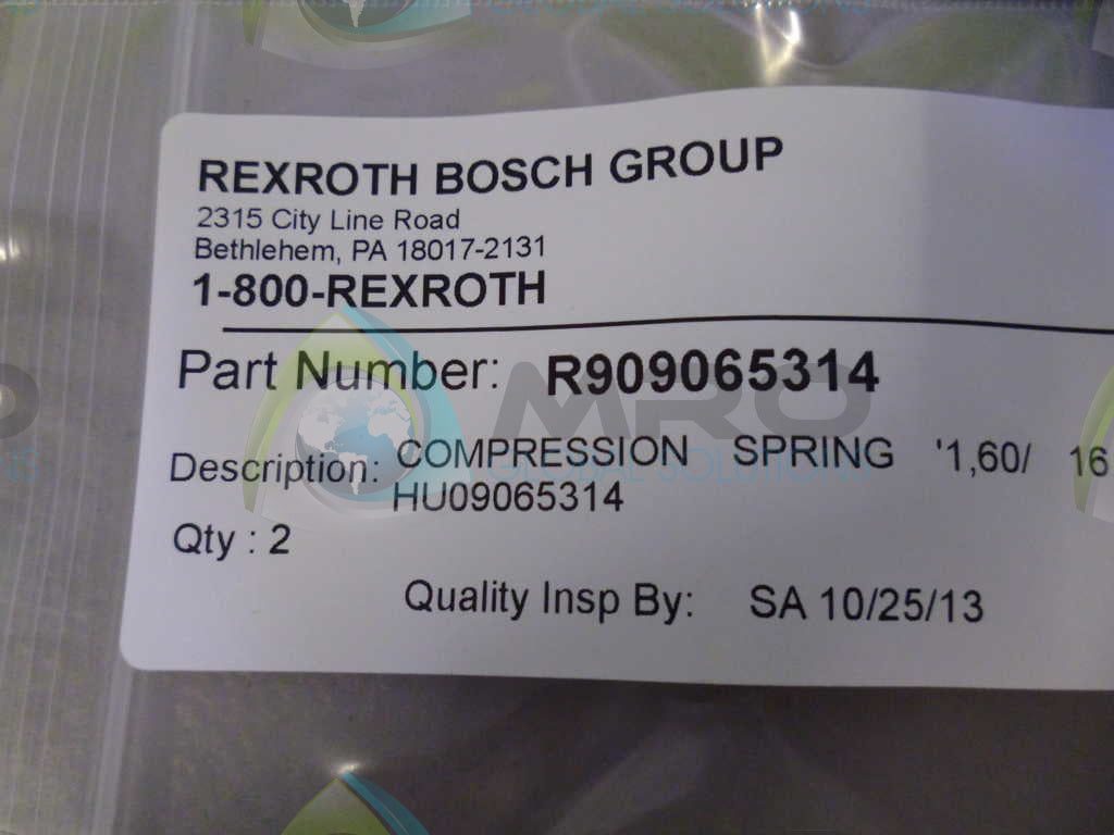 REXROTH R909065314 SPRING *NEW IN ORIGINAL PACKAGE*