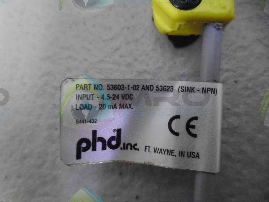PHD 53603-1-02 CABLE *NEW NO BOX*