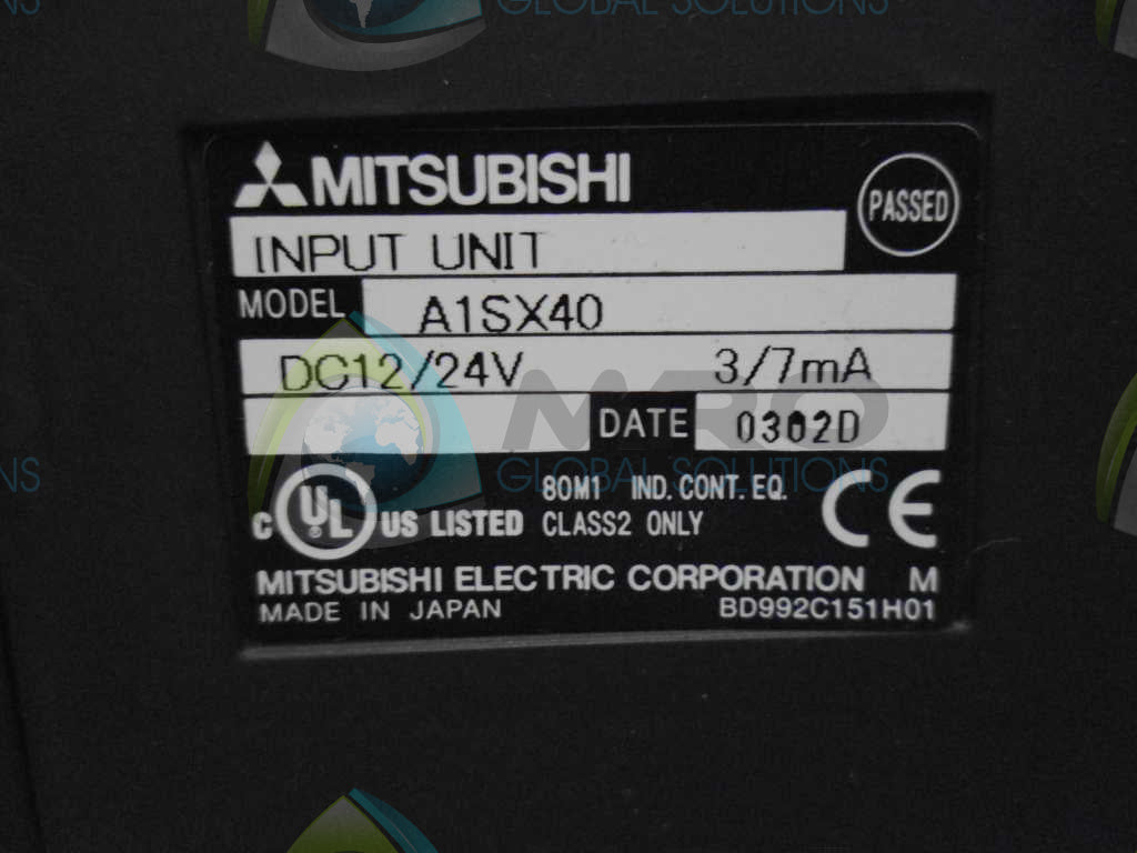 MITSUBISHI A1SX40 INPUT UNIT *NEW NO BOX*