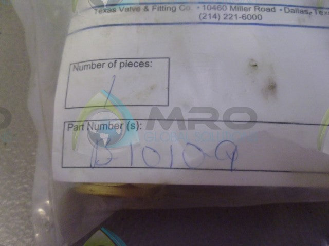 SWAGELOK B10109 *NEW IN ORIGINAL PACKAGE*