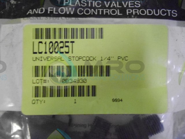 HAYWARD LC10025T STOPCOCK 1/4" PVC *NEW IN ORIGINAL PACKAGE*