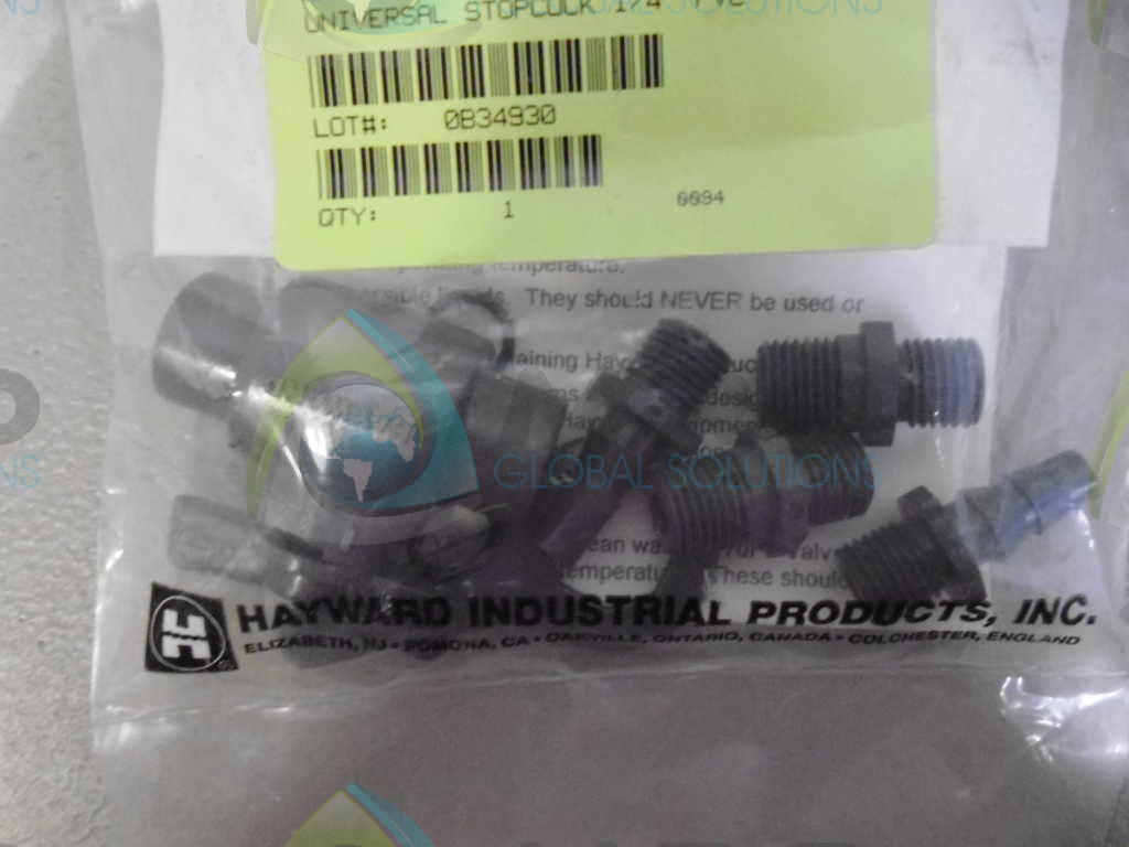 HAYWARD LC10025T STOPCOCK 1/4" PVC *NEW IN ORIGINAL PACKAGE*