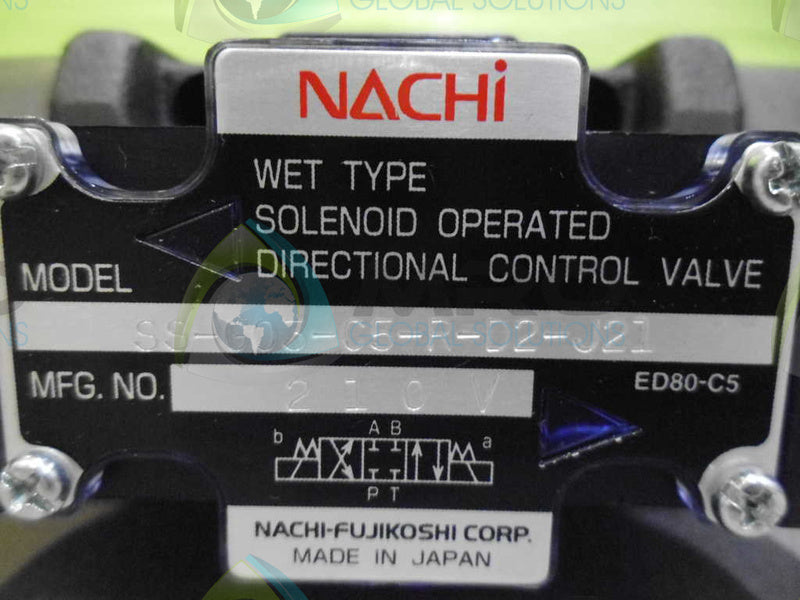 NACHI SS-G03-C5-R-D2-J21 DIRECT VALVE *NEW NO BOX*