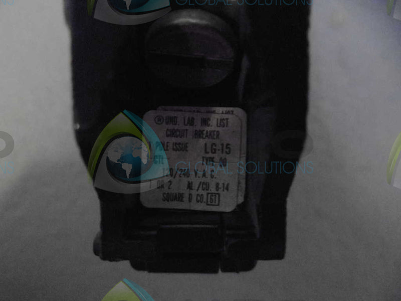 SQUARE D LG-15 1POLE 20V CIRCUIT BREAKER *USED*