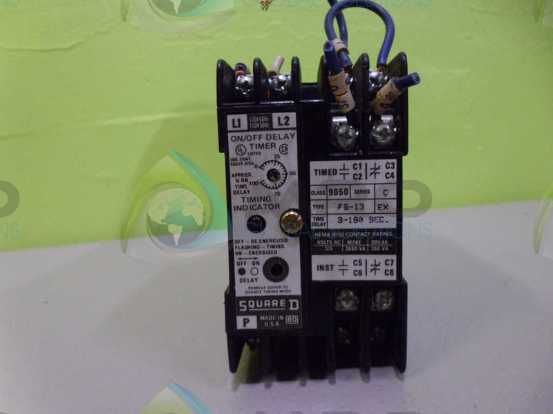 SQUARE D FS-13 SERIES C DELAY TIMER *USED*