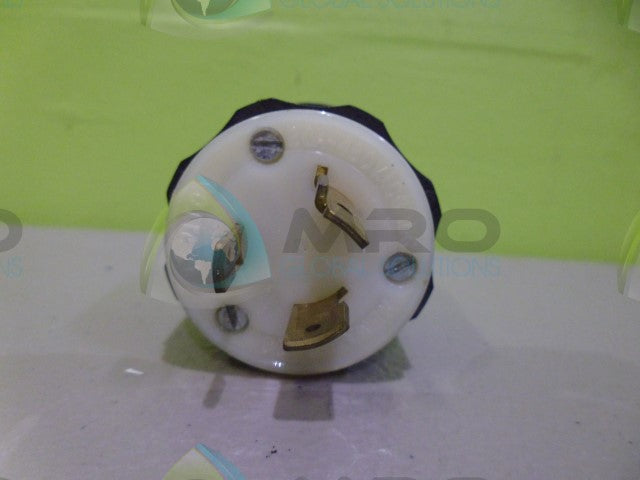 HUBBELL L8-20P MALE CONNECTOR PLUG *USED*