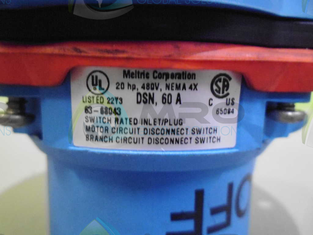 MELTRIC 63-63043 DISCONNECT SWITCH *NEW NO BOX*