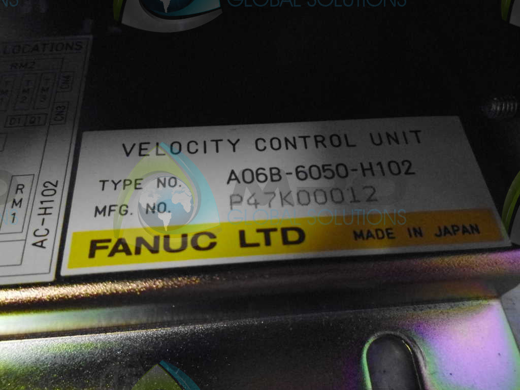 FANUC A06B-6050-H102 VELOCITY CONTROL UNIT *NEW NO BOX*