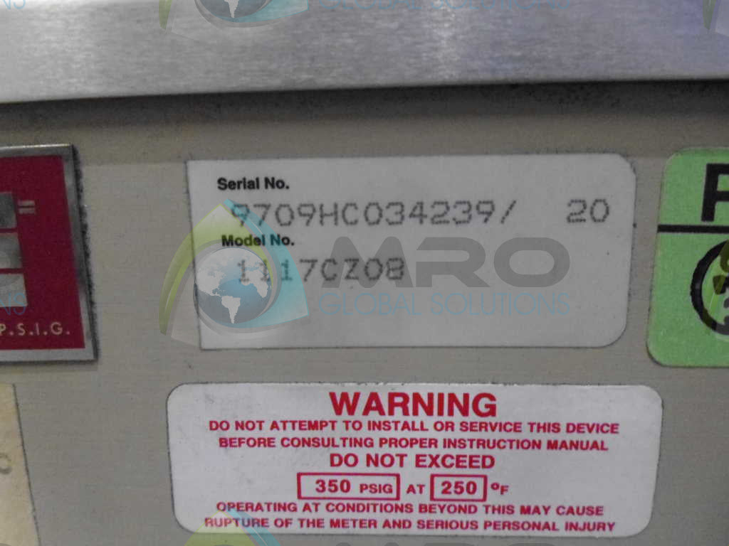 SULZER 1117CZ08 FLOWMETER *NEW NO BOX*
