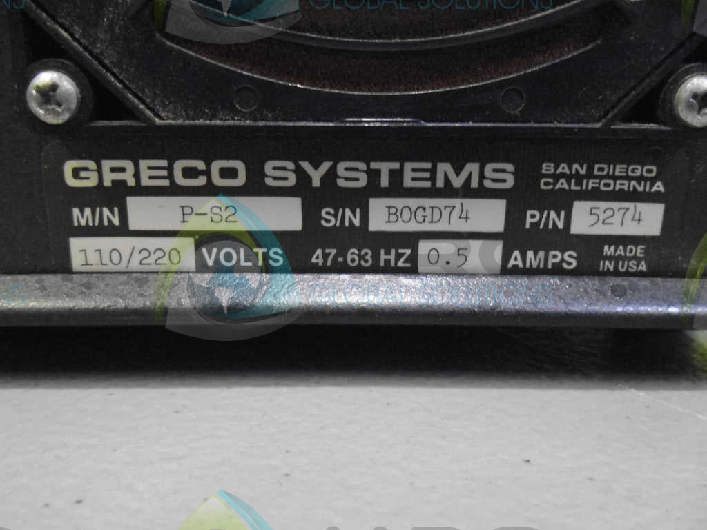 GRECO SYSTEM P-S2 *NEW NO BOX*