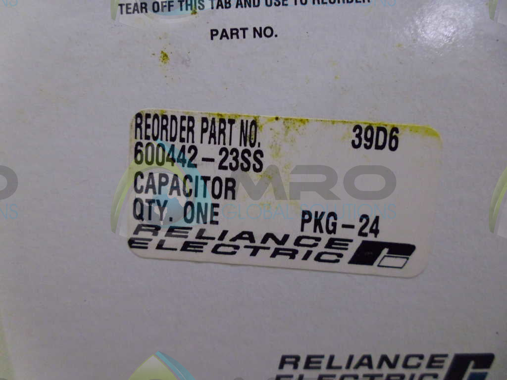 RELIANCE 600442-23SS CAPACITOR *NEW IN BOX*