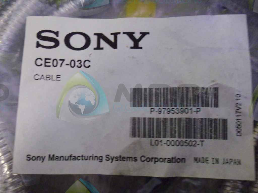 SONY CE07-03C CABLE *NEW IN ORIGINAL PACKAGE*