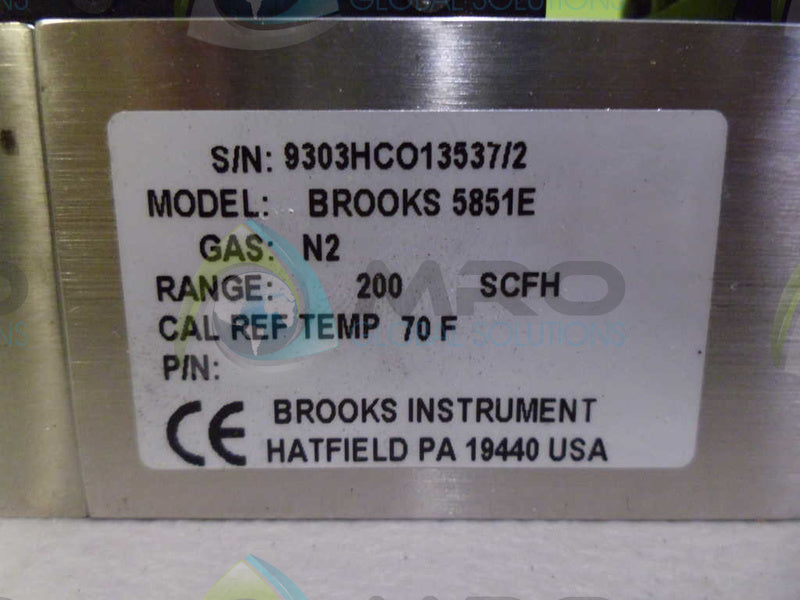 BROOKS 5851E FLOW CONTROLLER *NEW NO BOX*