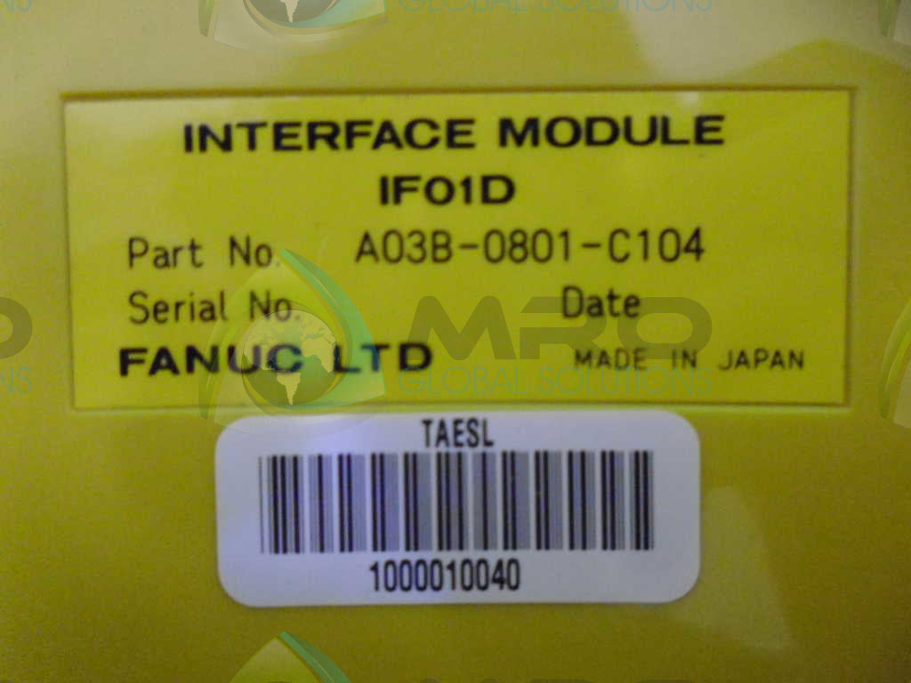 FANUC A03B-0801-C104 INTERFACE MODULE *NEW NO BOX*