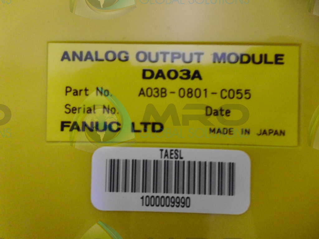 FANUC A03B-0801-C055 OUTPUT MODULE *NEW NO BOX*