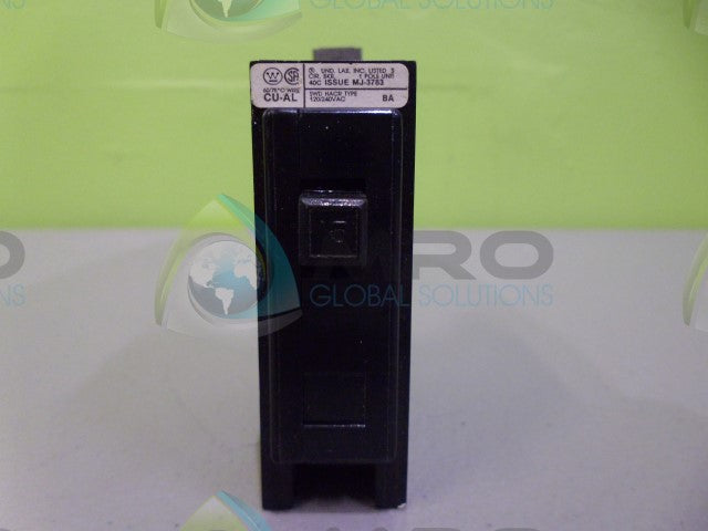WESTINGHOUSE CU-AL 1POLE 15VOLT CIRCUIT BREAKER *NEW NO BOX*
