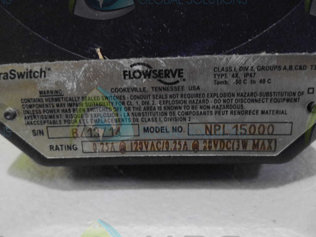 FLOWSERVE NPL15000 ULTRASWITCH *NEW NO BOX*
