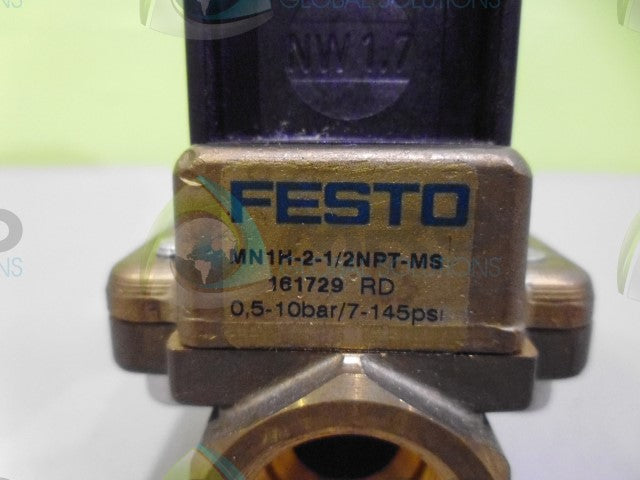 FESTO MN1H-2-1/2NPT-MS VALVE *NEW NO BOX*