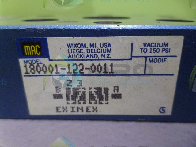 MAC 180001-122-0011 VALVE *NEW NO BOX*