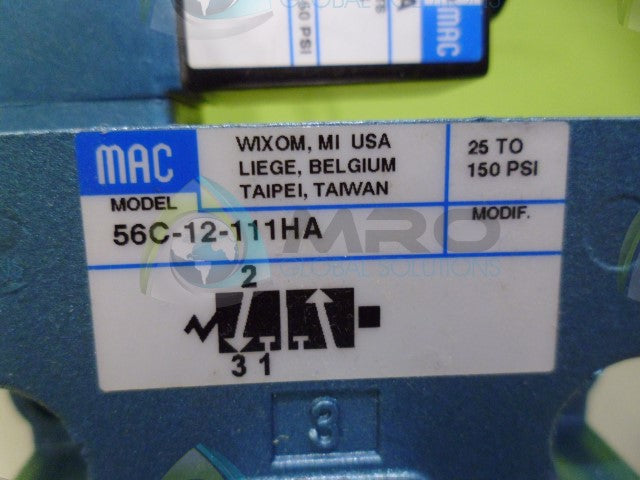 MAC 56C-12-111HA VALVE *NEW NO BOX*