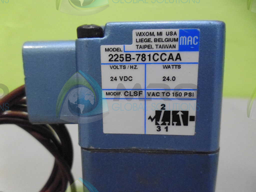 MAC 225B-781CCAA VALVE *NEW NO BOX*