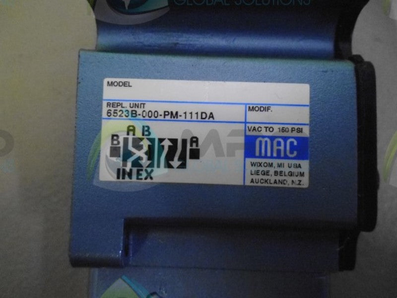 MAC 6523B-000-PM-111DA VALVE *NEW NO BOX*
