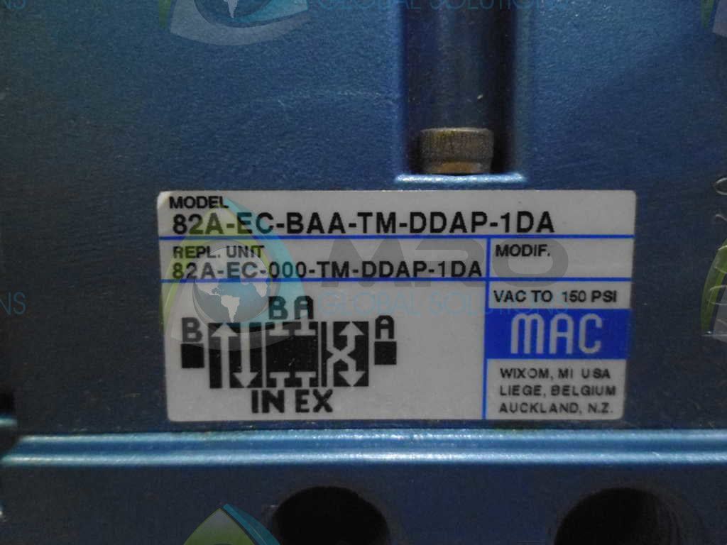MAC 82A-EC-BAA-TM-DDAP-1DA VALVE *NEW NO BOX*