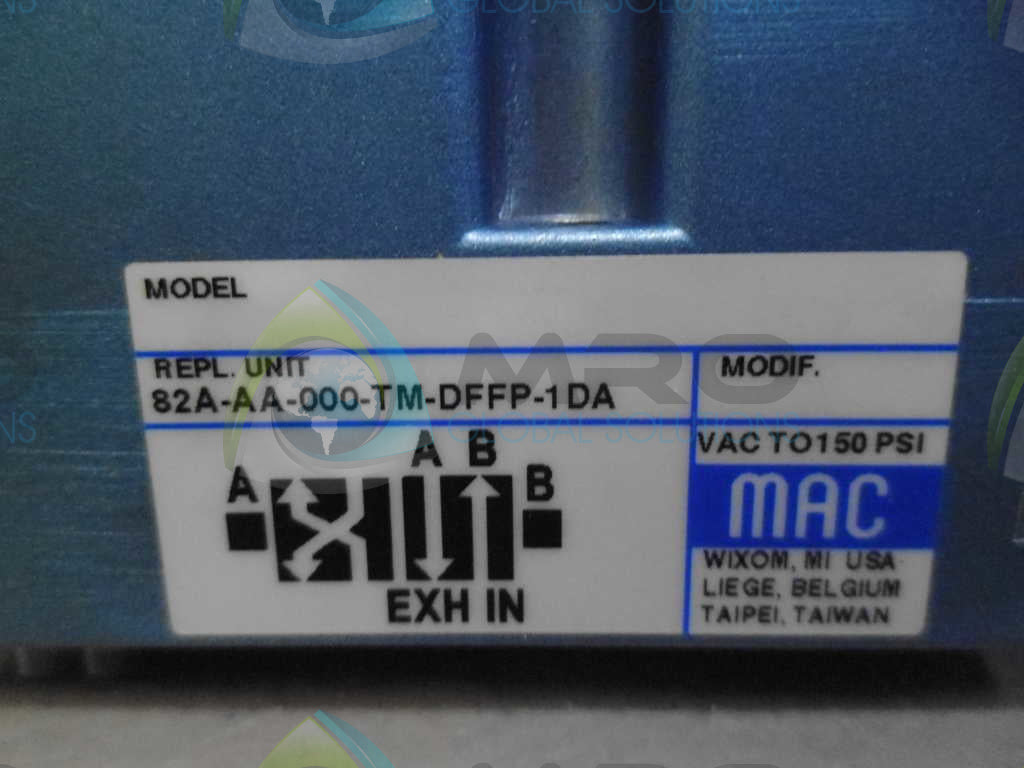 MAC 82A-AA-000-TM-DFFD-1DA VALVE *NEW NO BOX*