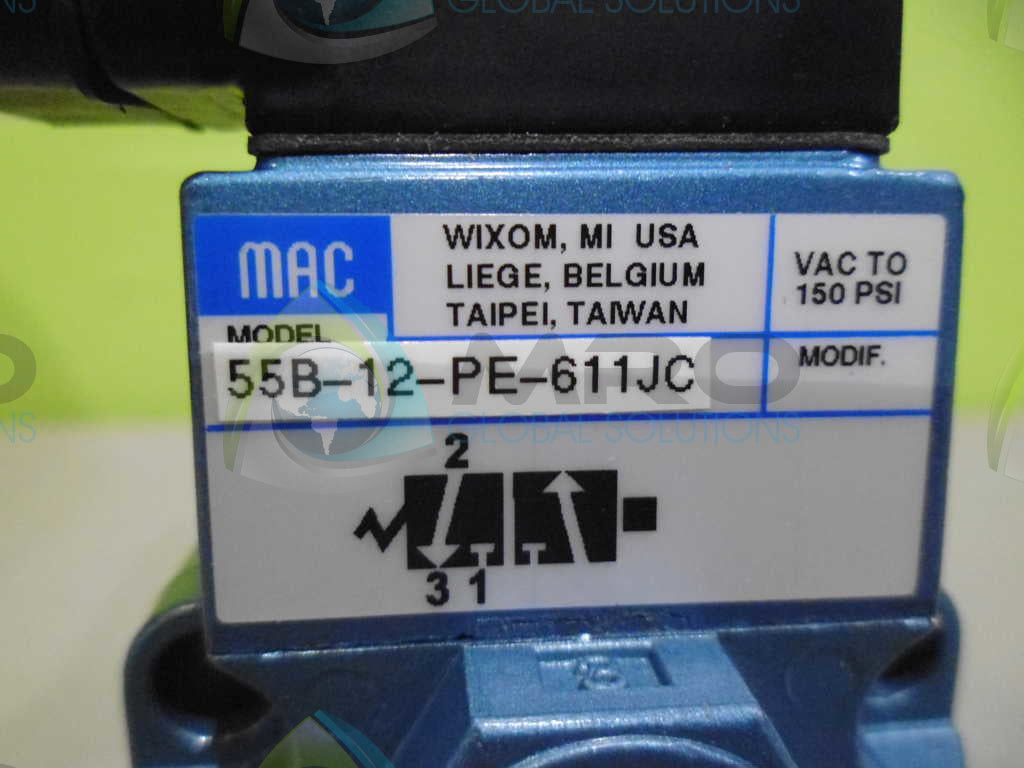 MAC 55B-12-PE-611JC VALVE *NEW NO BOX*