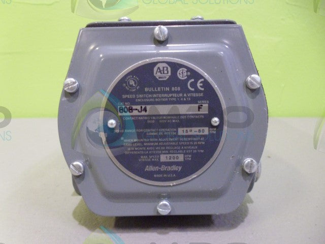 ALLEN BRADLEY 808-J4 SPEED SWITCH *NEW NO BOX*