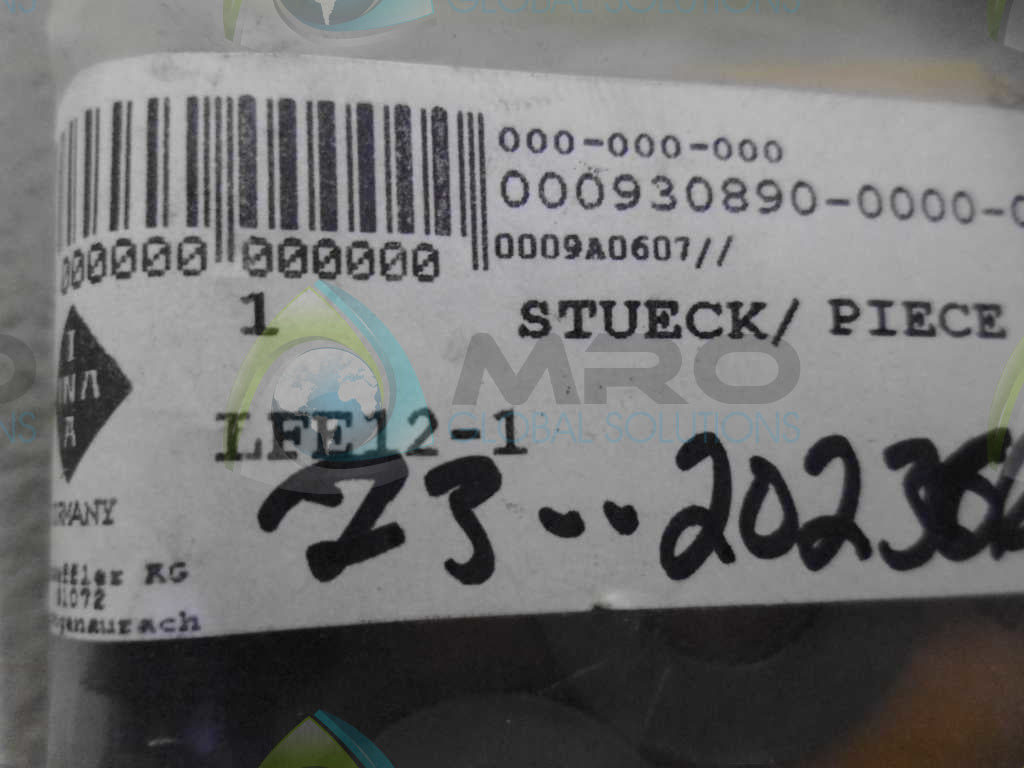 INA LFE12-1 STUECK PIECE *NEW IN ORIGINAL PACKAGE*