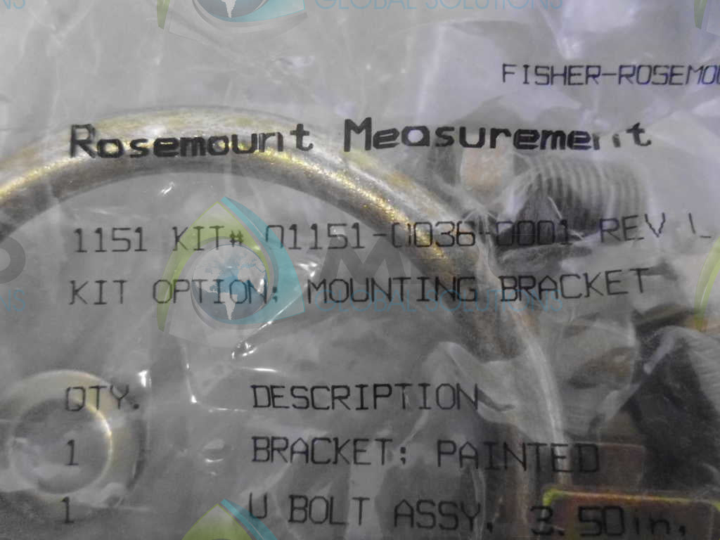 ROSEMOUNT 1151 MOUNT BRACKET KIT *NEW IN ORIGINAL PACKAGE*