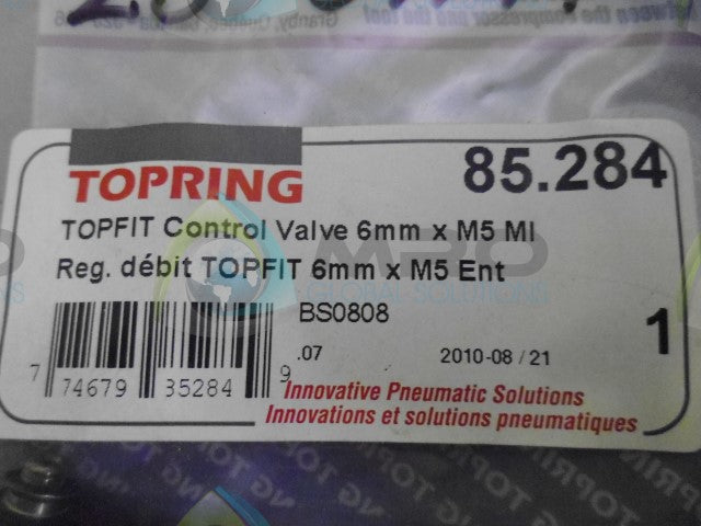 TOPRING 85.284 CONTROL VALVE *NEW IN ORIGINAL PACKAGE*