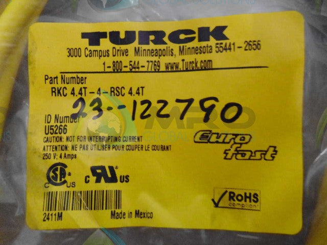 TURCK RKC 4.4T-4-4T COUPLER *NEW IN ORIGINAL PACKAGE*