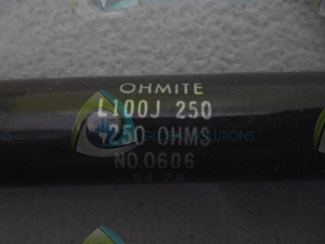 OHMITE L100J250 RESISTOR *NEW IN BOX*