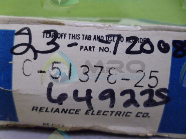 RELIANCE 0-51378-25 *NEW IN BOX*