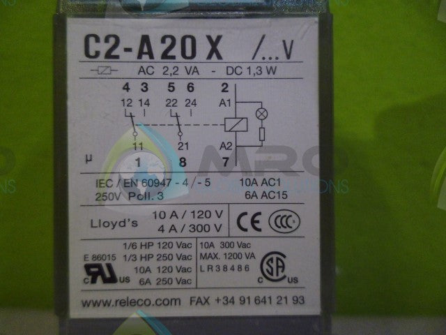 RELECO C2-A20X RELAY *NEW NO BOX*