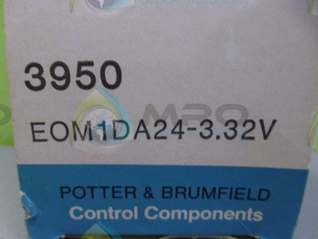 POTTER & BRUMFIELD EOM1DA24-3.32V RELAY *NEW IN BOX*
