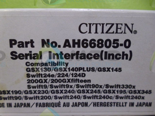 CITIZEN AH66805-0 INTERFACE *NEW IN BOX*