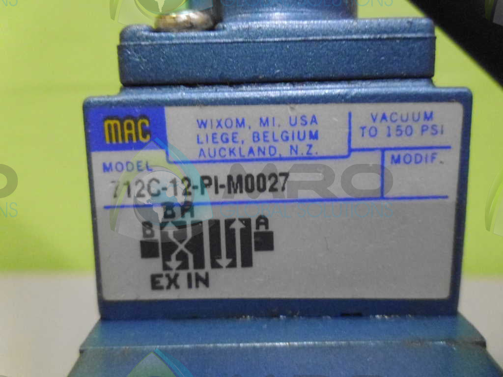 MAC 712C-12-PI-M0027 VALVE *NEW NO BOX*