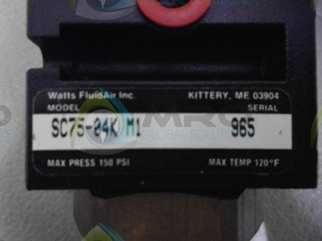 WATTS SC75-04K M1 VALVE *NEW NO BOX*