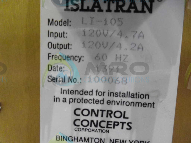 CONTROL LI-105 AC POWER INTEGRATOR *NEW NO BOX*